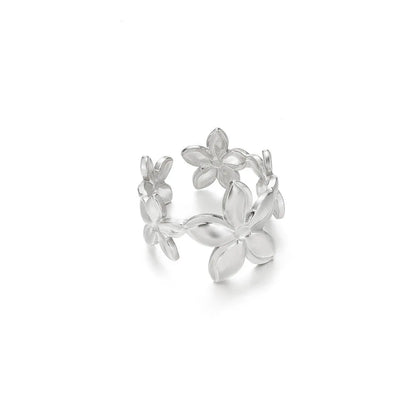Anelli con fiori grandi esagerati in acciaio inossidabile per le donne Anello da dito con girasole color oro Regalo di gioielli estetici di moda femminile