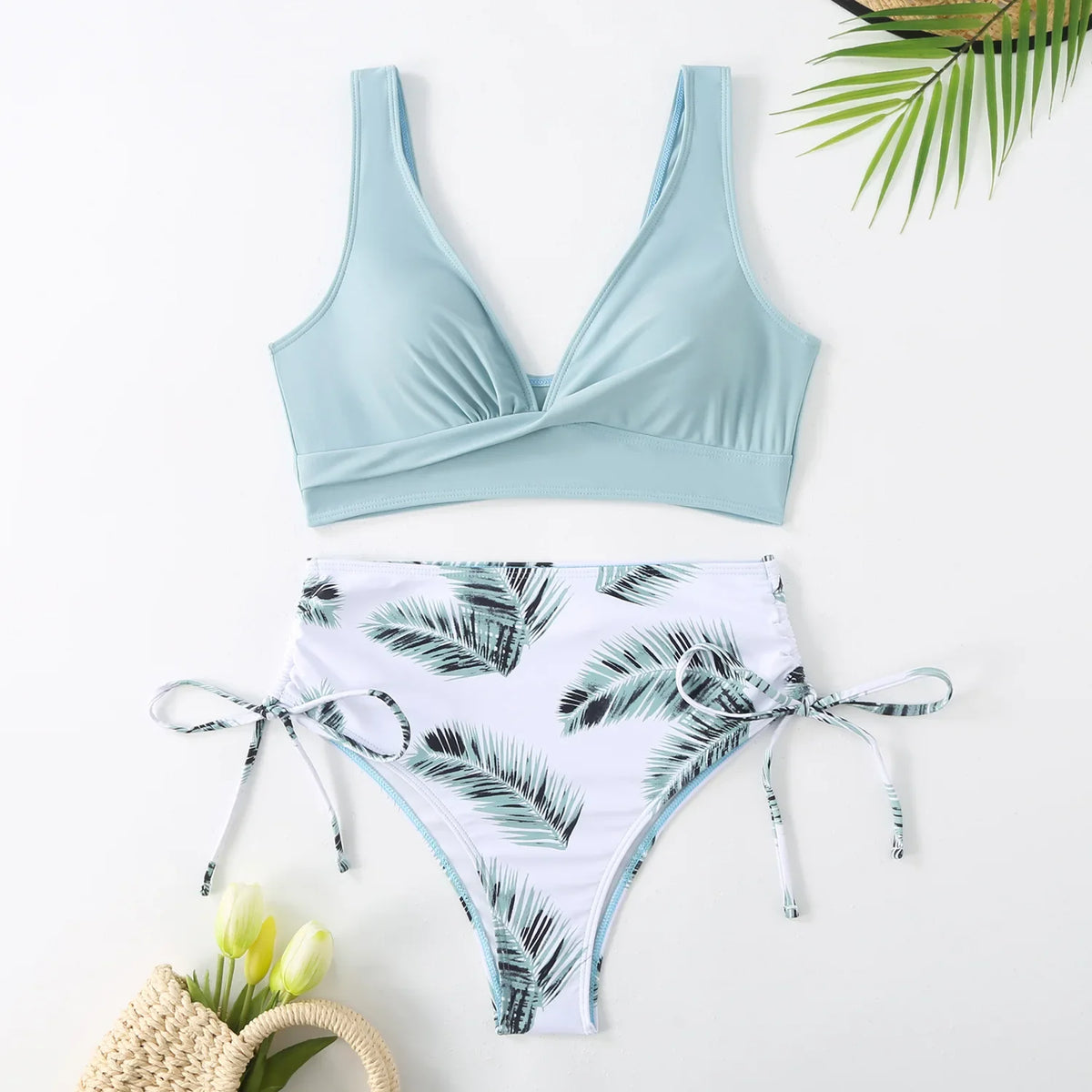 Sexy Bikini 2026 Swimsuit Women Trend Swimwear Female High Waisted Bikinis Sets Korean Swimming for Woman Bathing Suit Beachwear