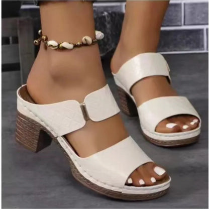 Sandales d'été Chaussures Femme Sandales élégantes Claquettes Femme Chaussures Femme Chaussures compensées Femme Chaussures Respirantes Chaussons Femme Femme
