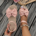 Sandali da donna 2025 Nuovi sandali leggeri estivi Pantofole casual da spiaggia alla moda Papillon da esterno Scarpe basse Scivoli da casa da donna