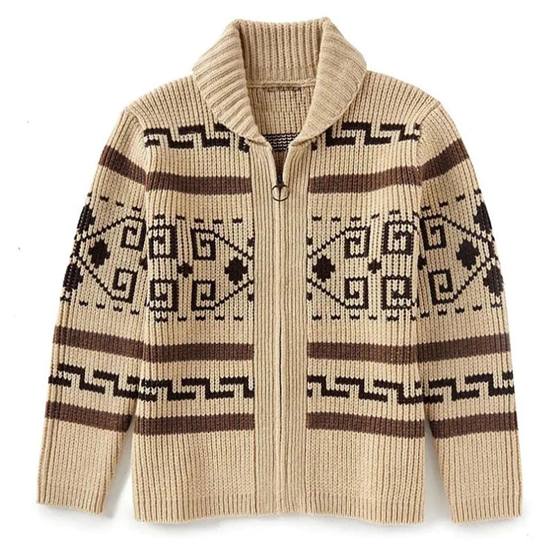 Cardigan invernale da uomo maglioni moda uomo maglione lavorato a maglia cappotti termici caldi Casual uomo casimmer risvolto giacche lavorate a maglia abbigliamento