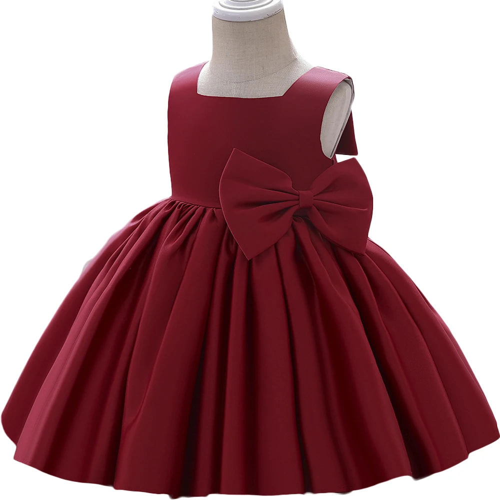 Blumen Baby Mädchen Hochzeit Geburtstag Schleife Kleider Kinder Kleidung Prinzessin Ballkleid Anzug Kostüm Kleider für 1-10 Jahre