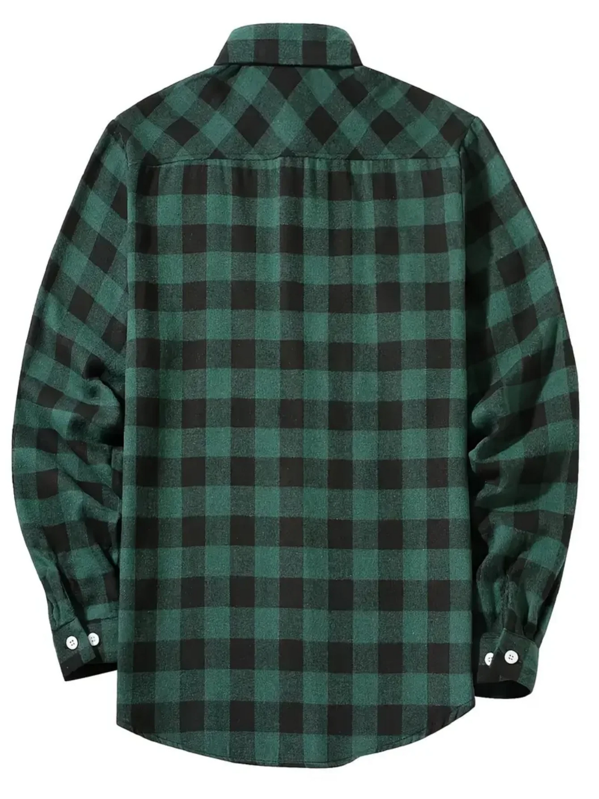 Camicia LVLAEA da uomo a quadri, autunno inverno, con bottoni, streetwear, maniche lunghe, colletto a risvolto, tasche decorative, trendy Y2K, per uomo