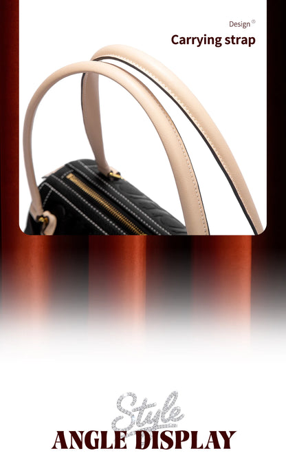 CH Borsa Boston da donna Autunno Inverno Nuova collezione Borse a tracolla con texture design a lettera