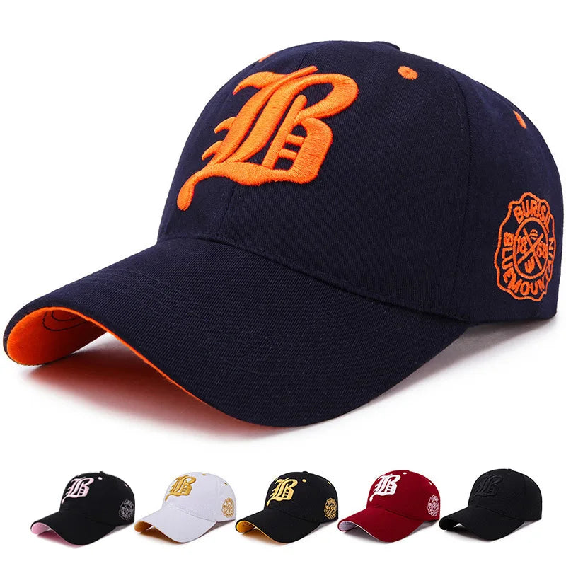Berretto da baseball da donna da uomo Cappello estivo in cotone Ricamo Snapback Berretto hip-hop Sport per adulti Cappello da sole Casual Gorra Hombre Visiera Cappello da papà