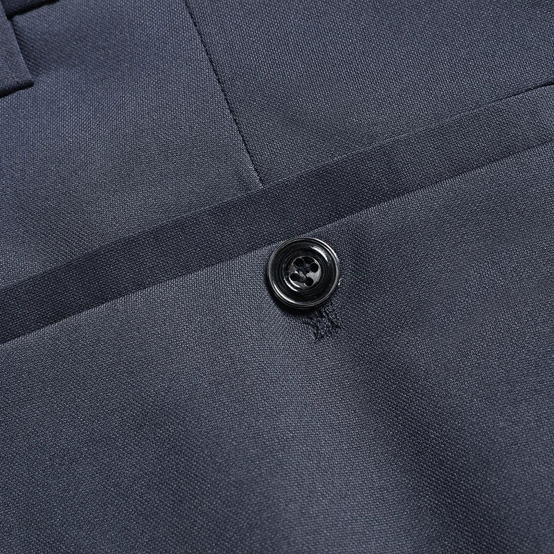 29-42 Pantaloni estivi da uomo Pantaloni casual elasticizzati dritti sottili senza traccia, senza tessuto da stiro, sensazione setosa e fresca