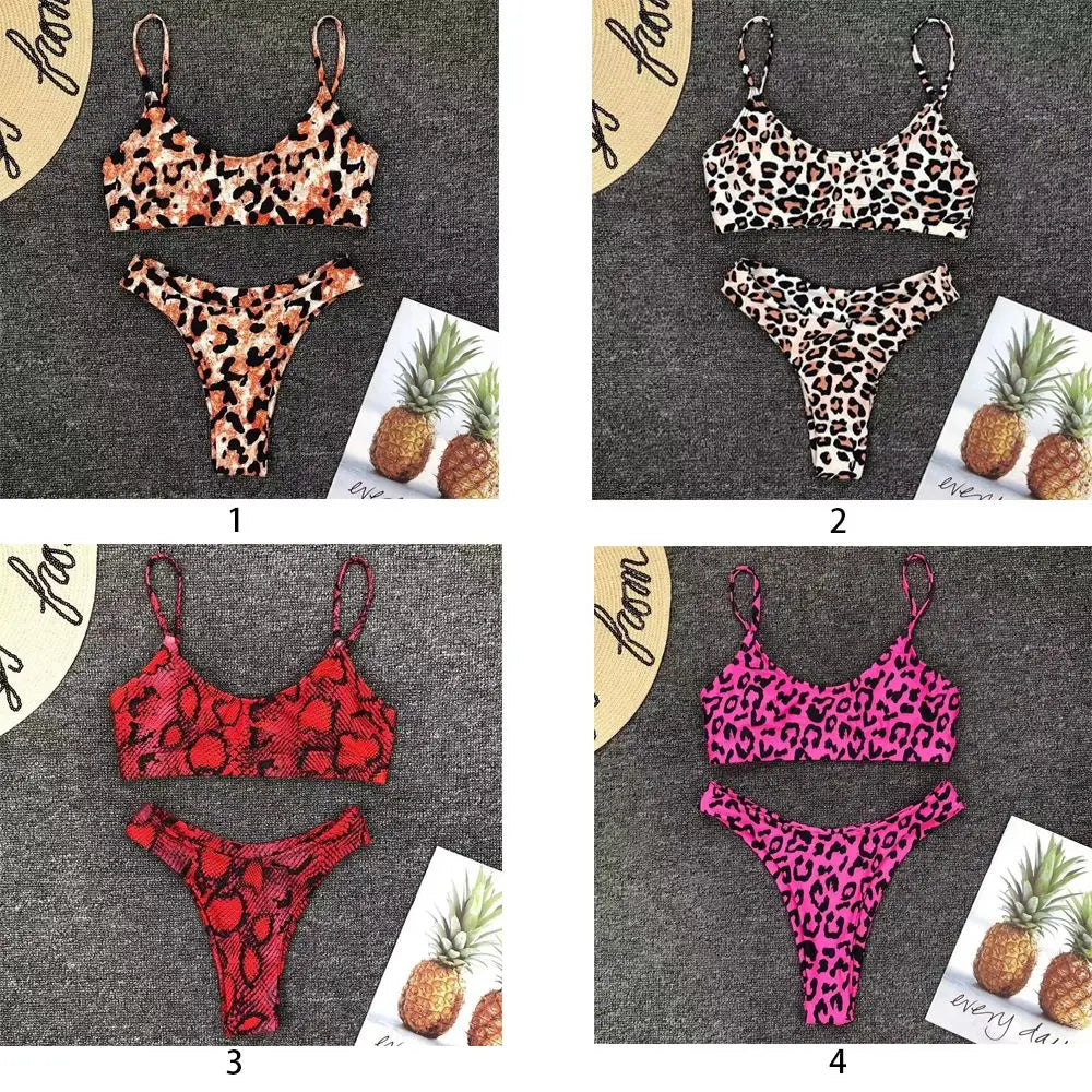 New Sexy Bikini Solid Swimsuit Women Swimwear Push Up Bikini Set Brazilian Bathing Suit Summer Beach Wear Swimming Suit