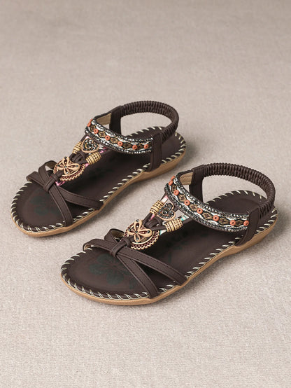 Chaussures d'été pour femmes Sandales Chaussures de plage pour femmes Sandales de fête pour femmes Sandales compensées pour femmes Chaussures décontractées pour femmes Sandales pour femmes
