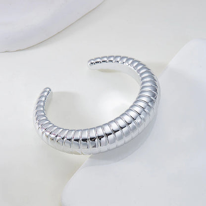 Bracelets irréguliers exagérés de mode pour femmes, simples, Hip Hop, Rock, personnalité, manchette en plastique, bijoux tendance