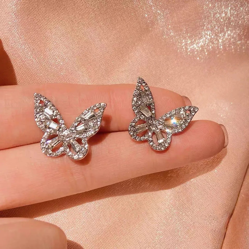 Nuova tendenza della moda Design unico Orecchini rettangolari eleganti e squisiti con zirconi per gioielli da donna Regali premium per feste di nozze