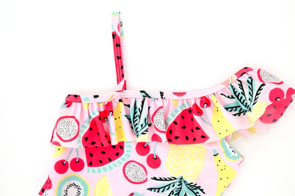 Kavkas Summer Girls costume da bagno da 9 M a 6 anni costume da bagno caldo stampato floreale per bambini costumi da bagno per bambini di un pezzo per bambini