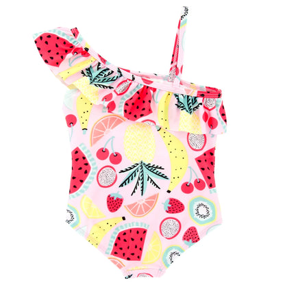 Kavkas Summer Girls costume da bagno da 9 M a 6 anni costume da bagno caldo stampato floreale per bambini costumi da bagno per bambini di un pezzo per bambini