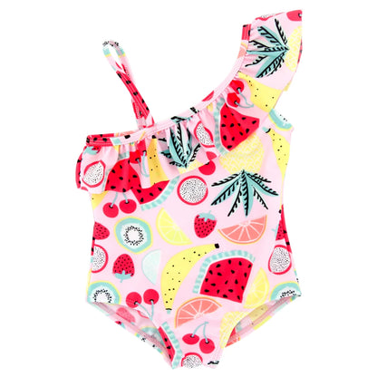 Kavkas Summer Girls costume da bagno da 9 M a 6 anni costume da bagno caldo stampato floreale per bambini costumi da bagno per bambini di un pezzo per bambini
