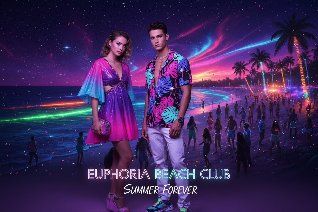 Outfit da sera colorati uomo e donna